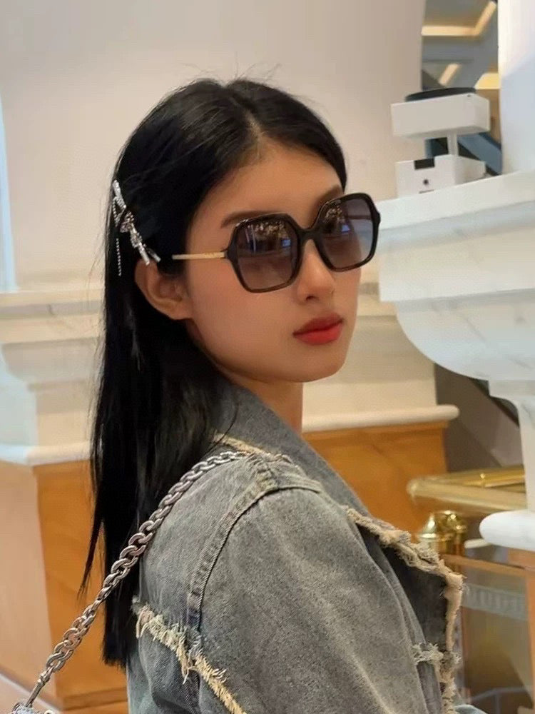 SQUARE FRAME SUNGLASSES G6640 IN METAL