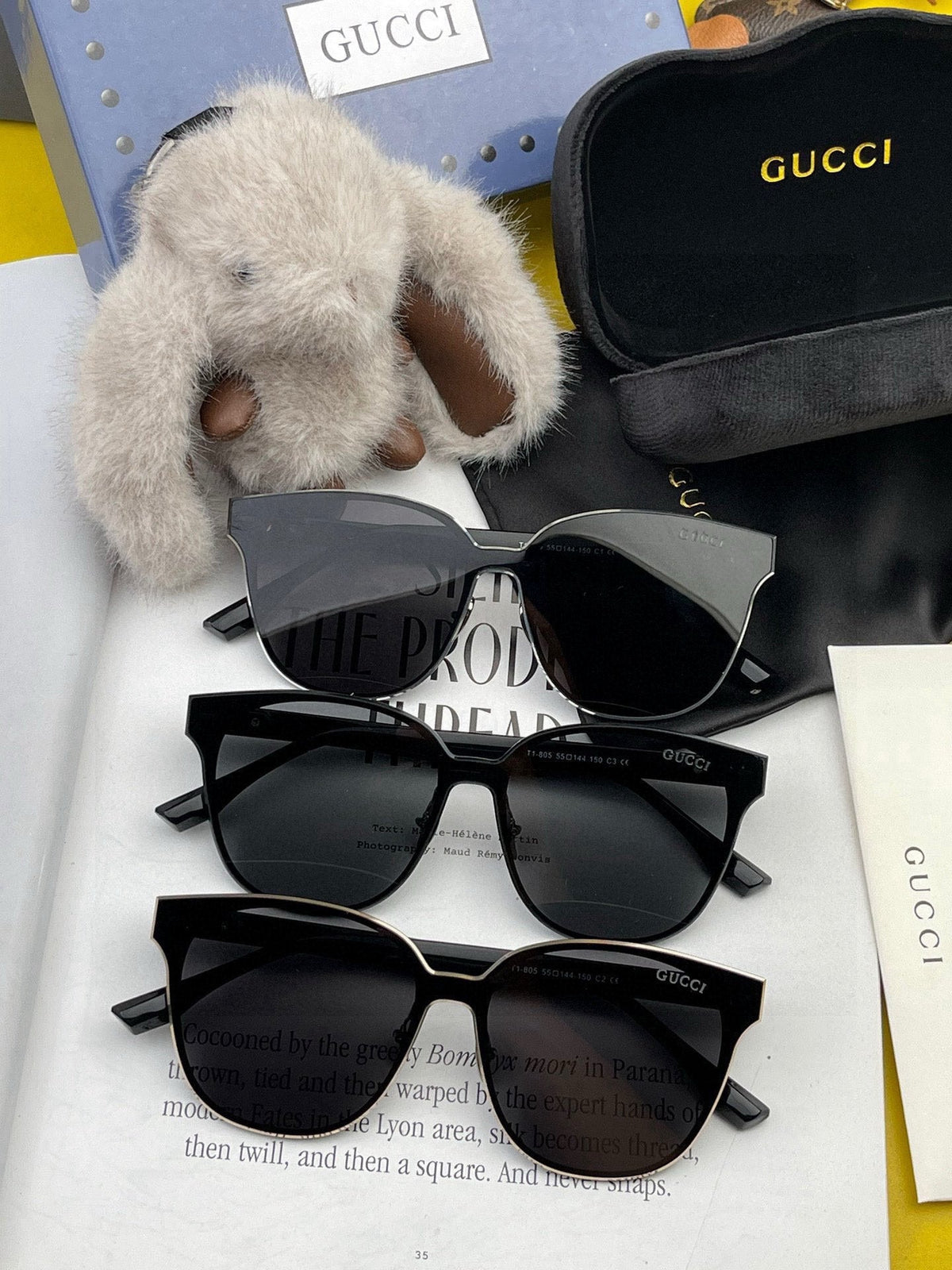 BUTTERFLY FRAME SUNGLASSES G580 IN ACETATE