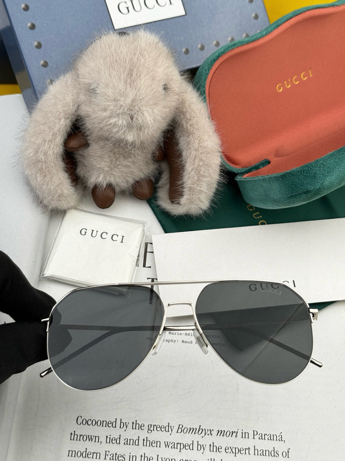 AVIATOR FRAME SUNGLASSES 575761 IN METAL