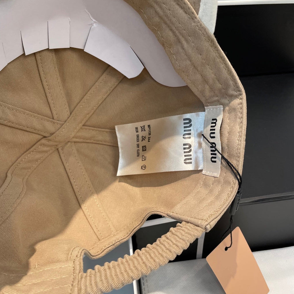 MM BASEBALL CAP IN BEIGE FABRIC STYLE 4