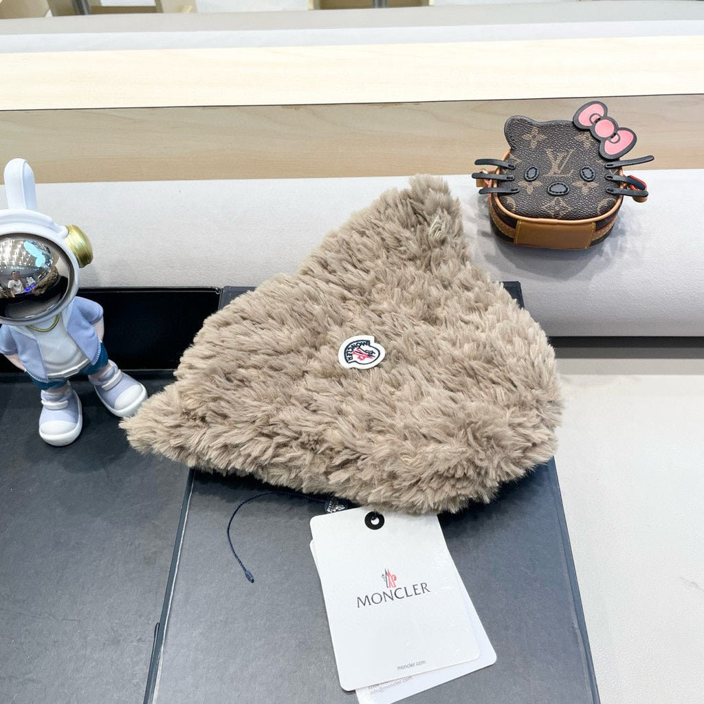 BUCKET HAT IN PEANUT BROWN FLEECE 435042