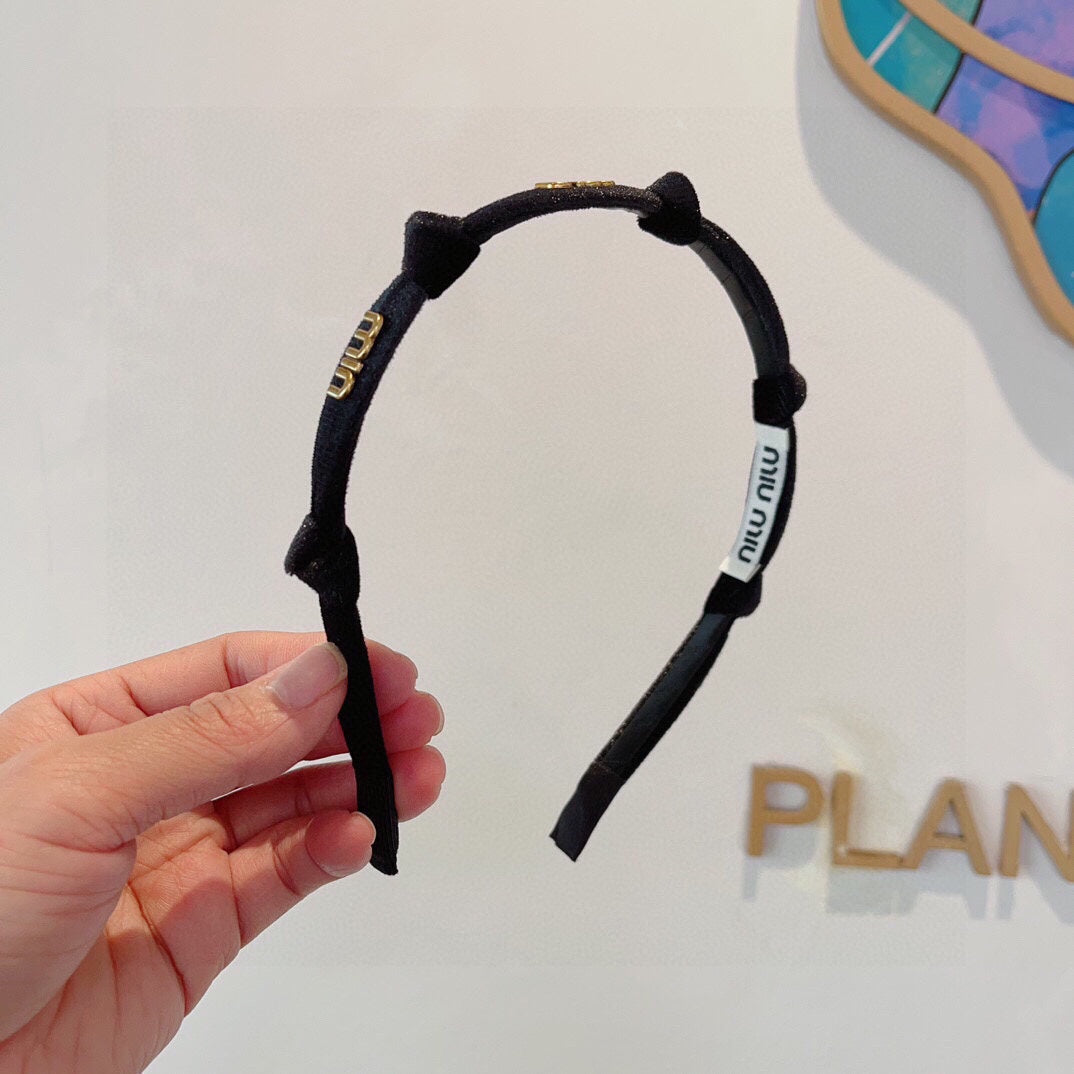 BLACK VELVET HEADBAND 397106