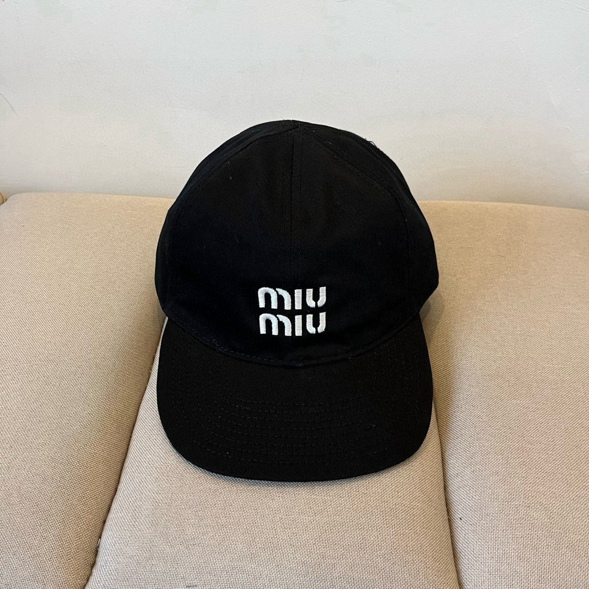 MM BASEBALL CAP IN BLACK KHAKI FABRIC STYLE 7