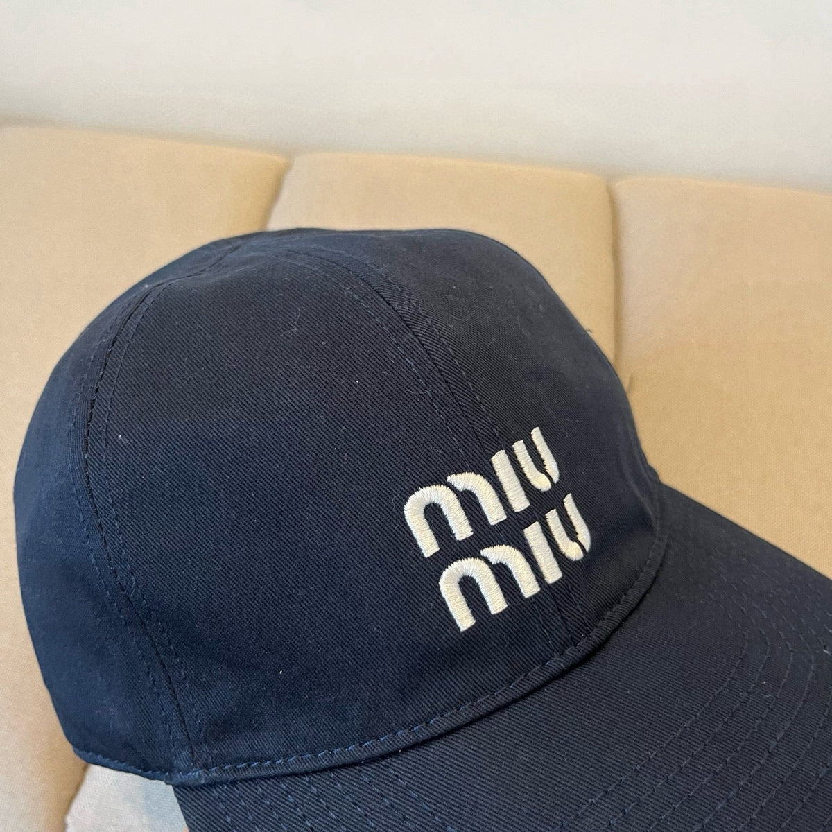 MM BASEBALL CAP IN NAVY BLUE KHAKI FABRIC STYLE 5