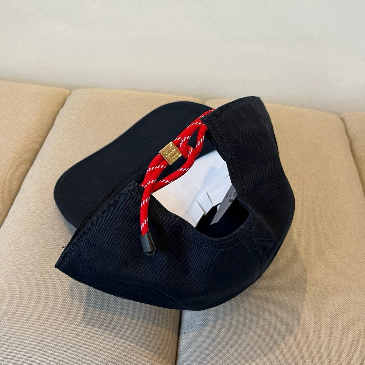MM BASEBALL CAP IN NAVY BLUE KHAKI FABRIC STYLE 5