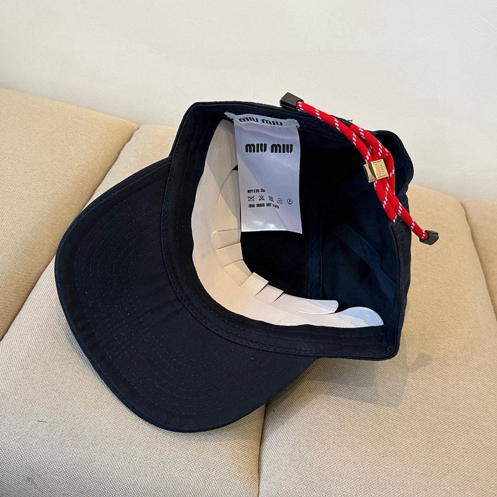 MM BASEBALL CAP IN NAVY BLUE KHAKI FABRIC STYLE 5