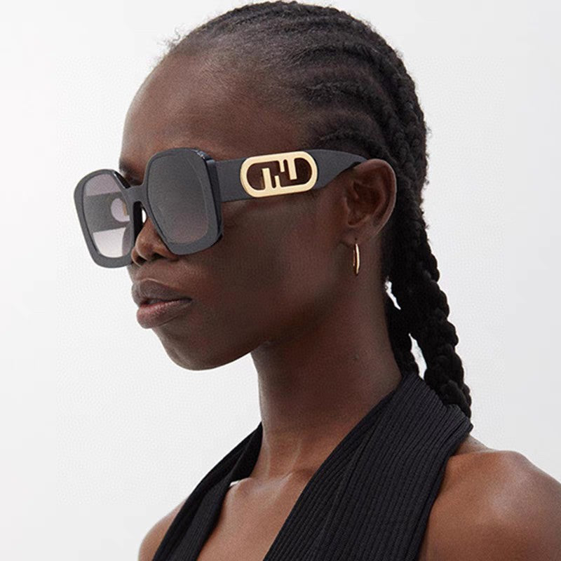 OVERSIZES FF DIAMONDS SQUARE SUNGLASSES 563315 IN ACETATE