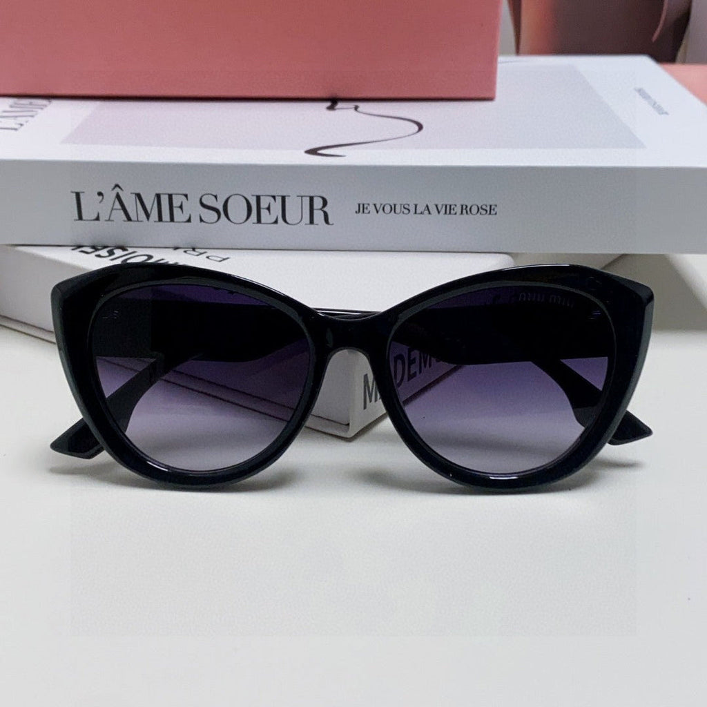 GLIMPSE SUNGLASSES 576816 IN BLACK ACETATE