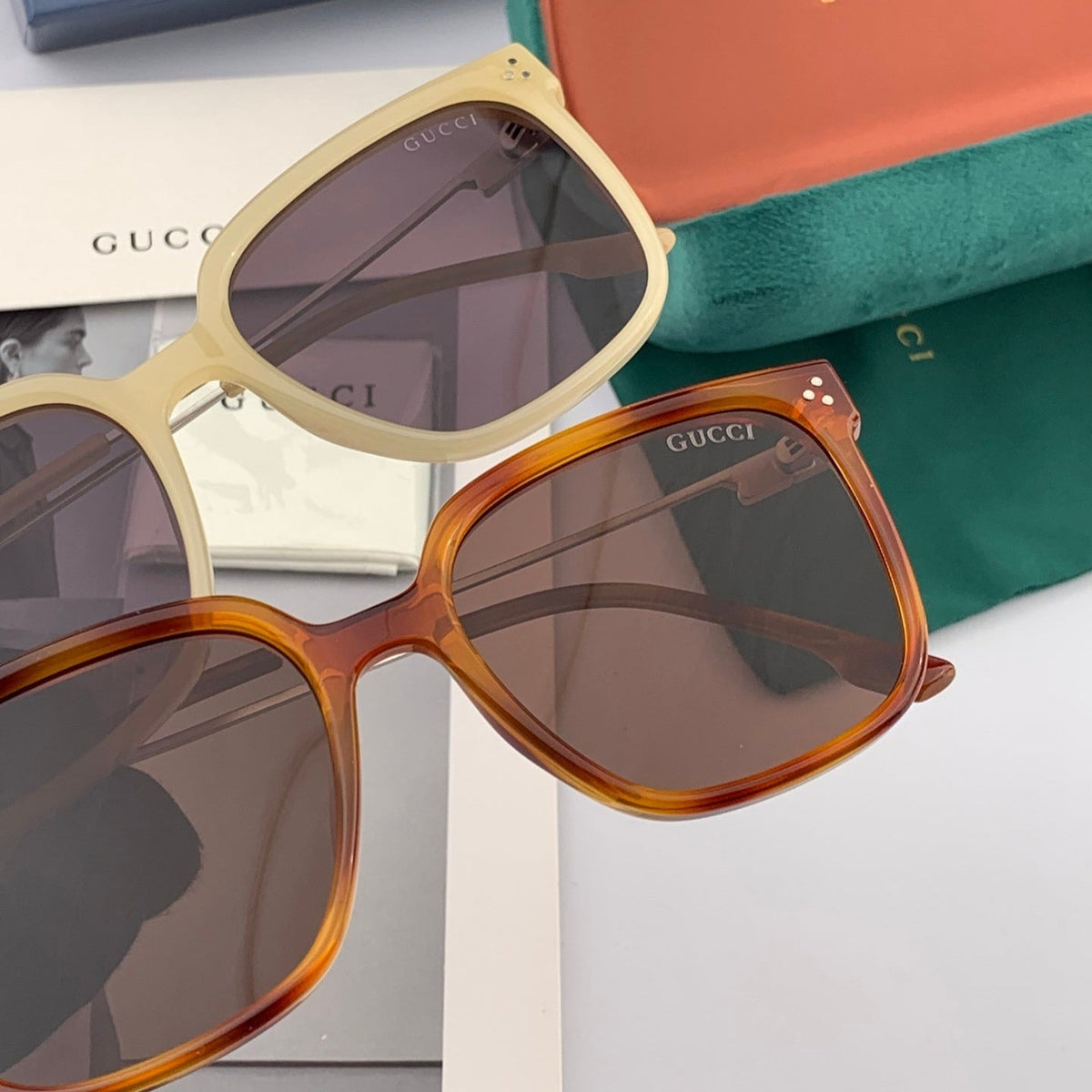 SQUARE FRAME SUNGLASSES G7108 IN ACETATE