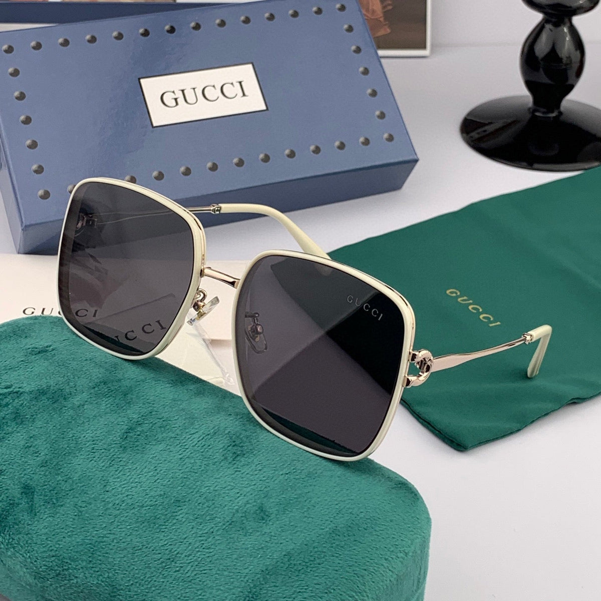 SQUARE FRAME SUNGLASSES G4634 IN METAL