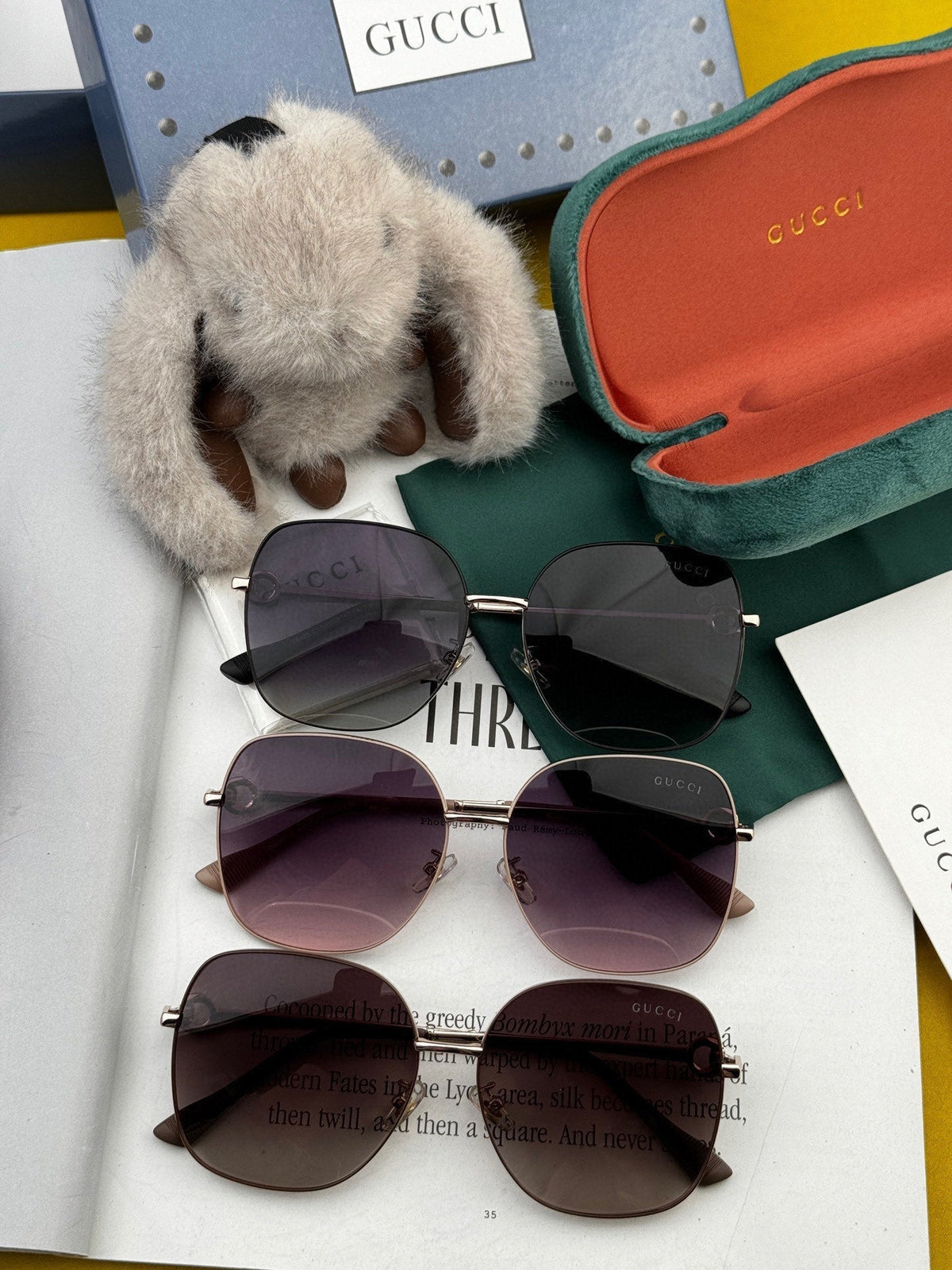 SQUARE FRAME SUNGLASSES G0642 IN METAL