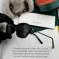 OVAL FRAME SUNGLASSES G4906 IN ACETATE AND METAL