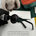 ROUND FRAME SUNGLASSES G6910 IN ACETATE