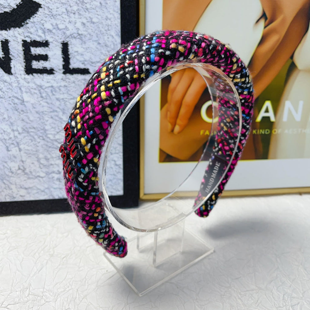 TWEED HEADBAND COLORFUL 161836