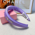 THICK HEADBAND IN PURPLE SILK 241199